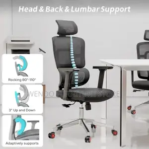 Office Chairs; Orthopedic Office Chairs With Adjustable Armrests