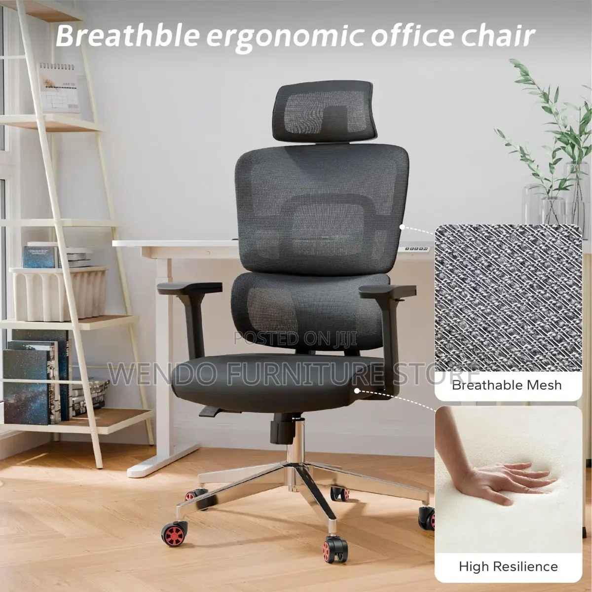 Office Chairs; Orthopedic Office Chairs With Adjustable Armrests