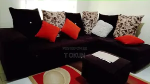5-Seater, L Shaped Sofa Set.