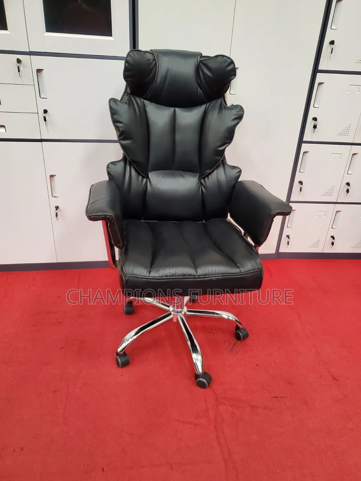 High Back Ergonomic Paddes Leather Chair
