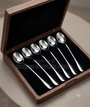 Long-Handle Tea Spoon Set Stainless Steel Premium Elegant Spoon Set