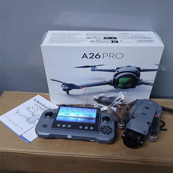 Dark Grey Foldable Quadcopter for Beginners A26 Pro 360 Degree - main view