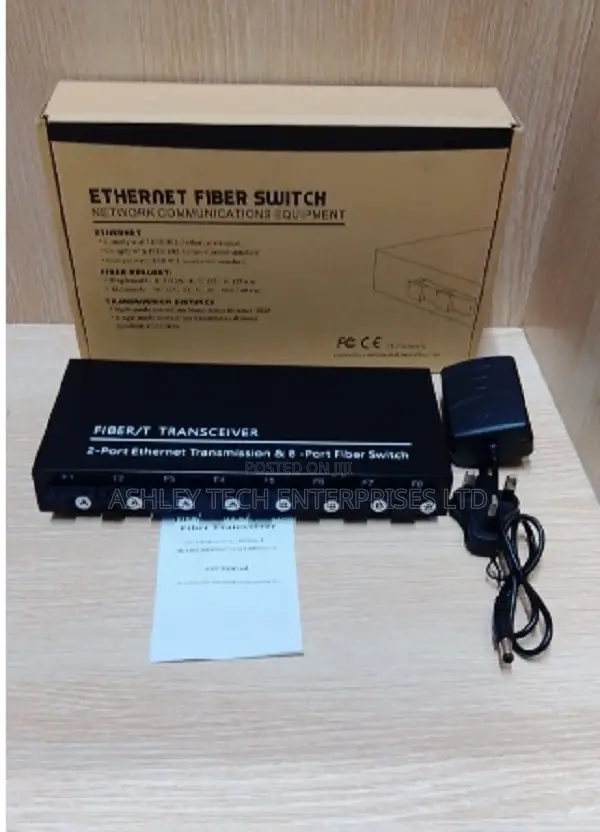 Industrial 6-Port Ethernet Fiber Switch for High-Speed Networking