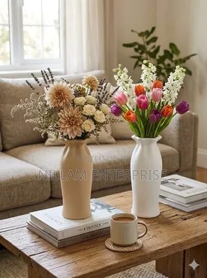 *Plastic Long Nordic Style Vase