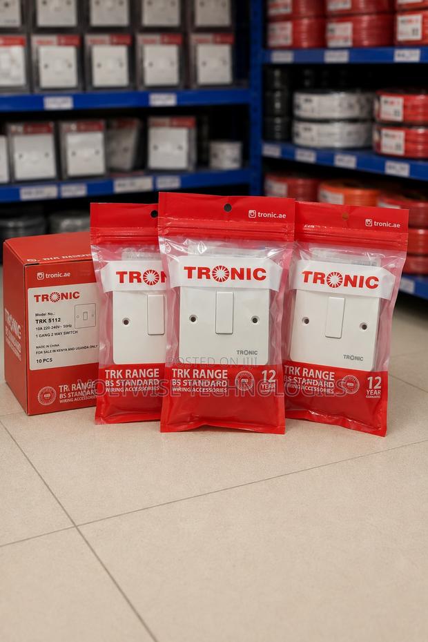 TITLE: Tronic 1 Gang 2 Way Switch TRK 5112 – 10A BS Standard