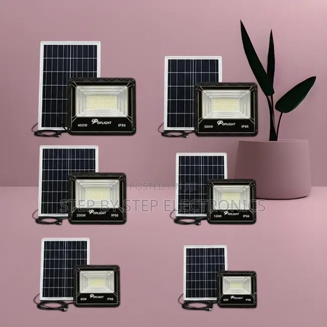 Wide Coverage 100W 200W 400W Solar Flood Light Wholesale