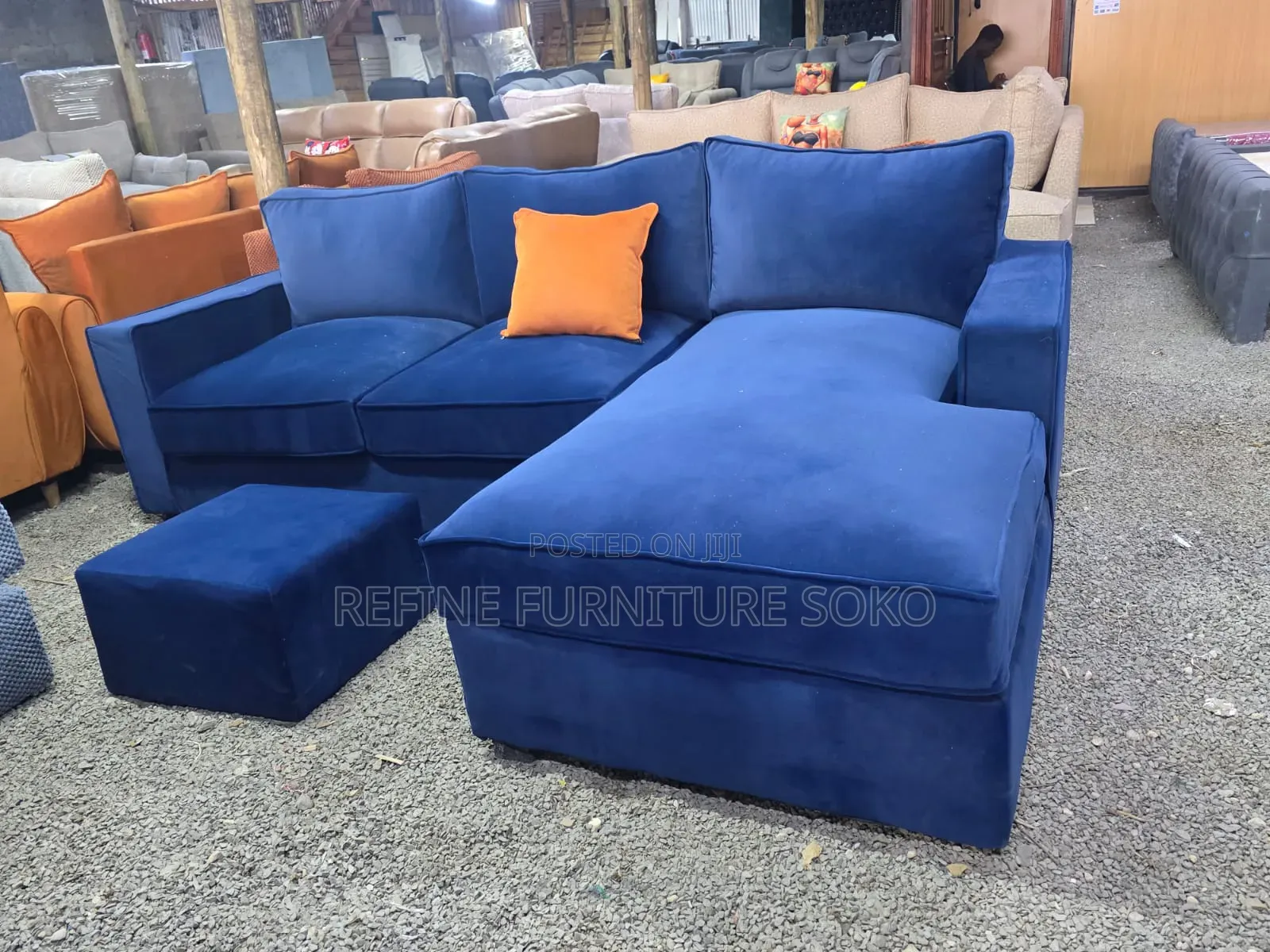 L Seat Sofa Set 5 Seater