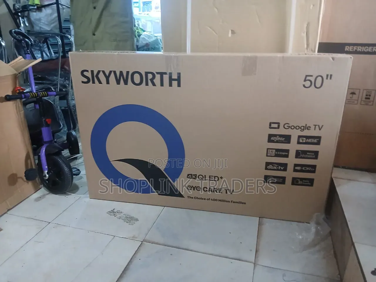 Skyworth 50 Inch Smart Qled TV Google Ai TV 50q6000h