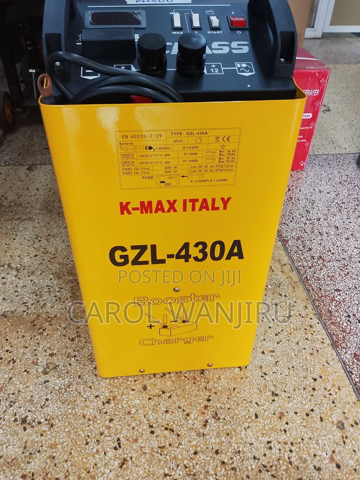 New K-Max Italy GZL-430A/GZL-430A K-Max Battery Charger
