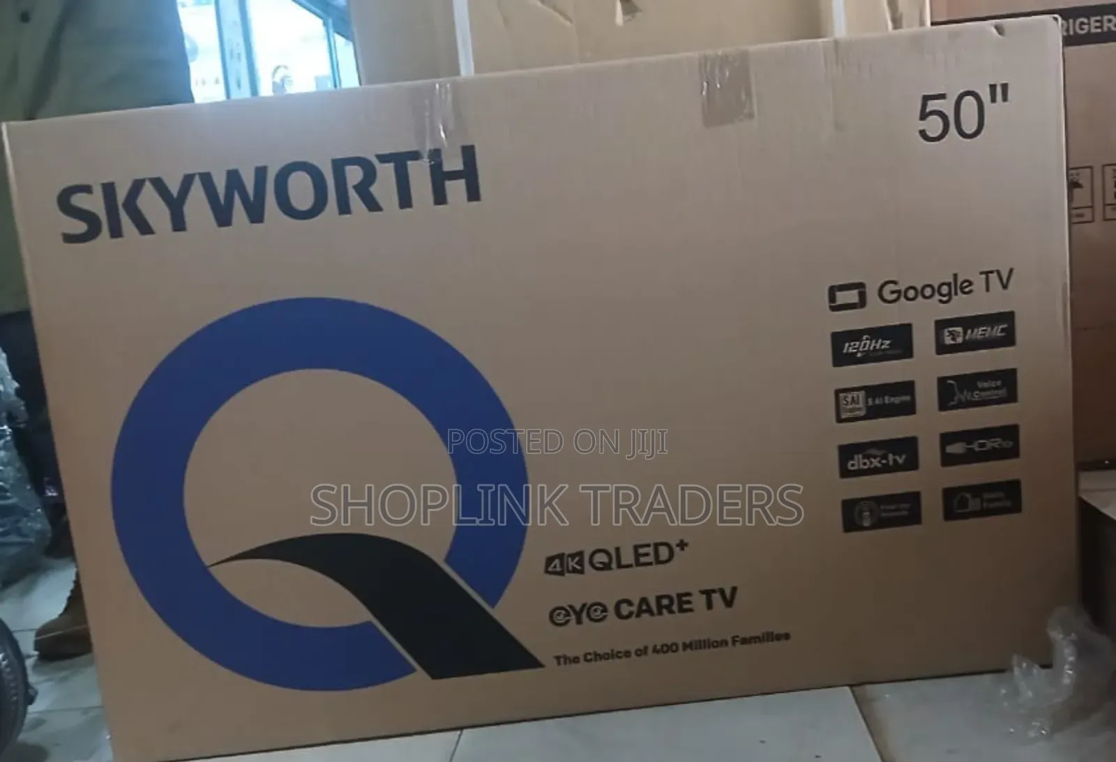 Skyworth 50” Qled Frameless 4k Uhd Google TV, Bluetooth,