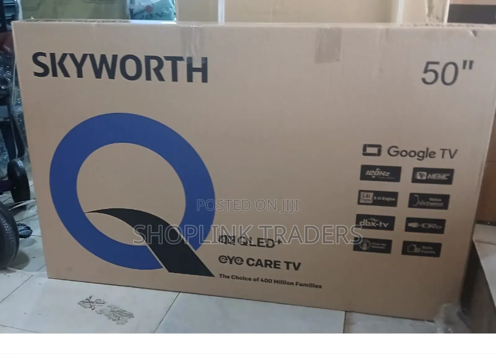 Skyworth 50” Qled Frameless 4k Uhd Google TV, Bluetooth,