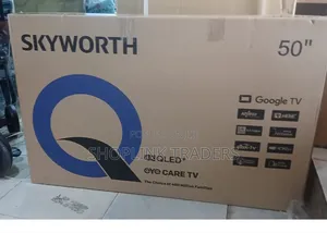 Skyworth 50” Qled Frameless 4k Uhd Google TV, Bluetooth,