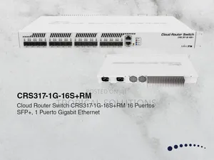 CRS317-1G-16S+RM Mikrotik Smart Switch 1 X Gigabit LAN 16 X SFP+ Ports