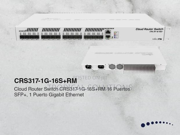 CRS317-1G-16S+RM Mikrotik Smart Switch 1 X Gigabit LAN 16 X SFP+ Ports