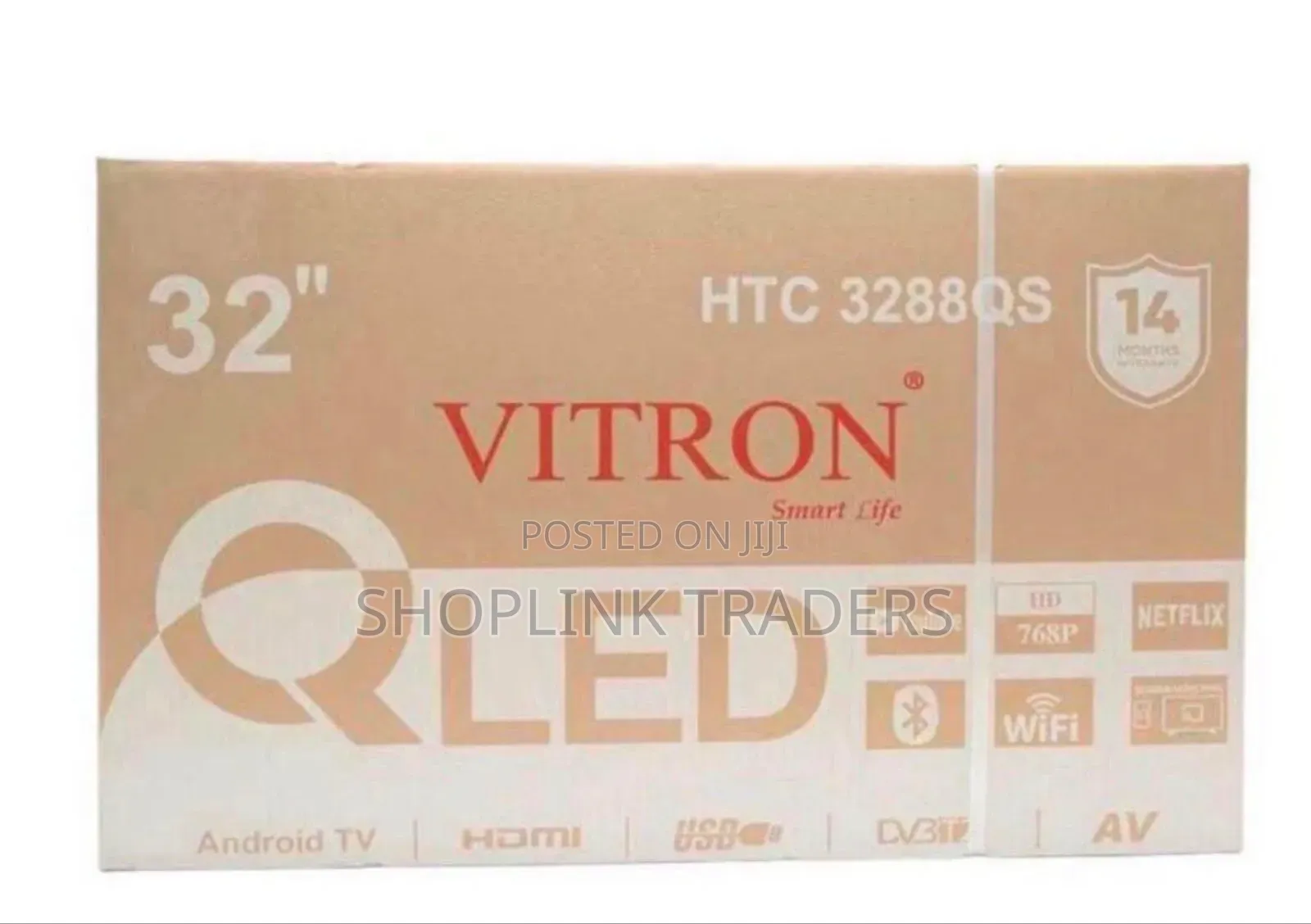 Vitron 32"inch QLED TV Bluetooth TV Smart