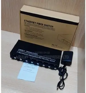 Compact 6-Port Fiber Optic LAN Switch With SFP Connectivity