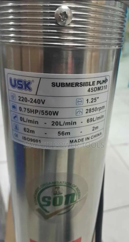 Professional Submersible Water Pump/550w/0.75hp Submersible Water Pump