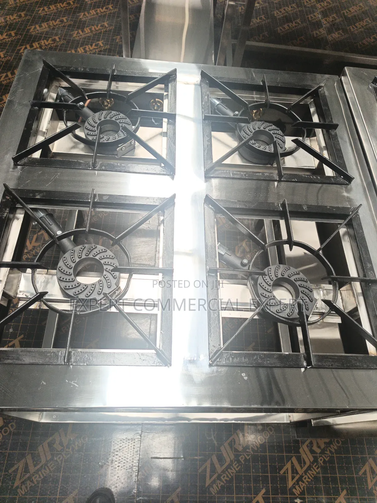Four Burner Stainless Steel