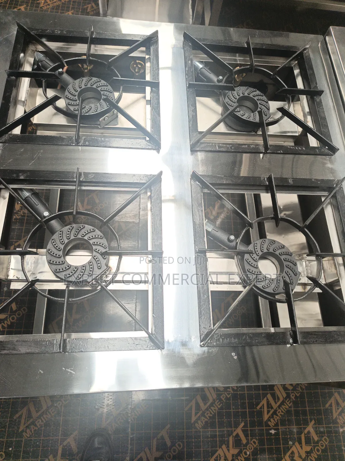 Four Burner Stainless Steel