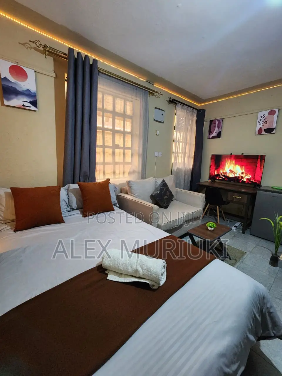 Neon Studio Airbnb in Juja Near Jkuat