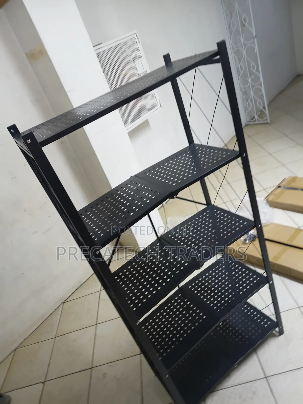 5-Tier Metal Kitchen Storage Rack – Heavy Duty Organizer
