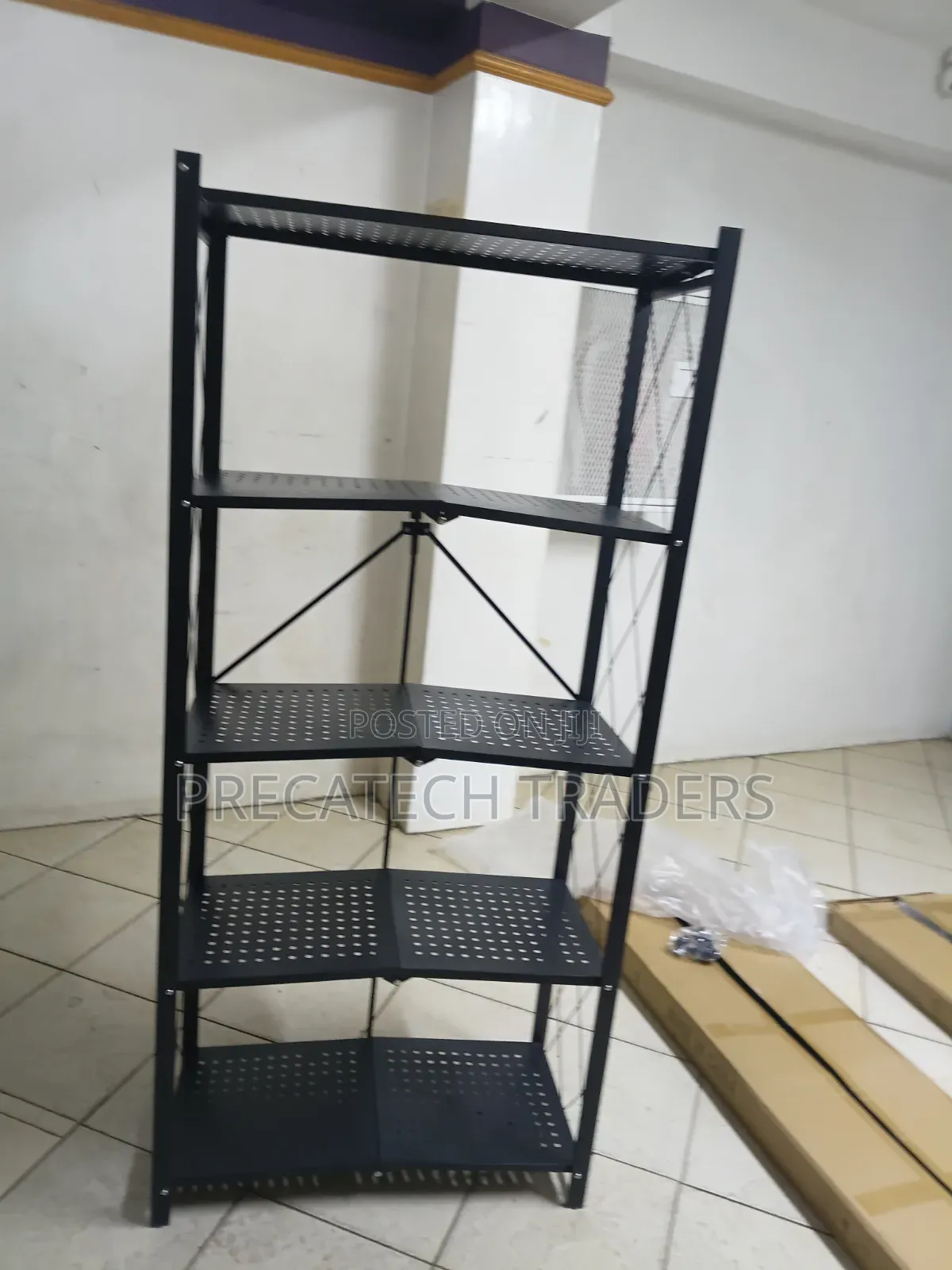Multi-Purpose Kitchen Rack Shelving Unit 5 Tier– Black