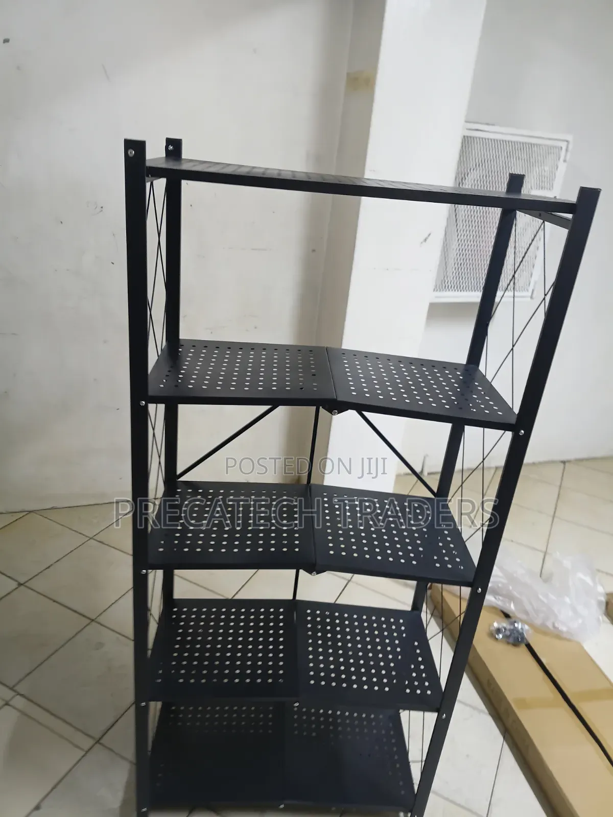 Multi-Purpose Kitchen Rack Shelving Unit 5 Tier– Black