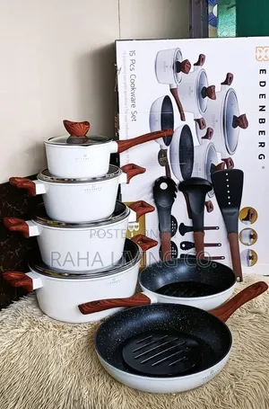 Edenberg 15pc Non-Stick Cookware Set