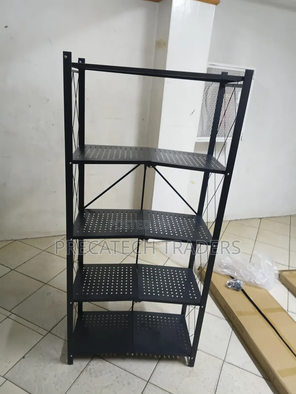 Space-Saving Metal Kitchen Organizer Rack