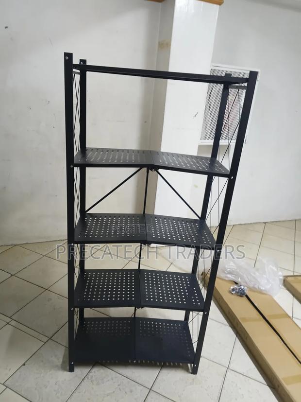 Space-Saving Metal Kitchen Organizer Rack - thumbnail 2