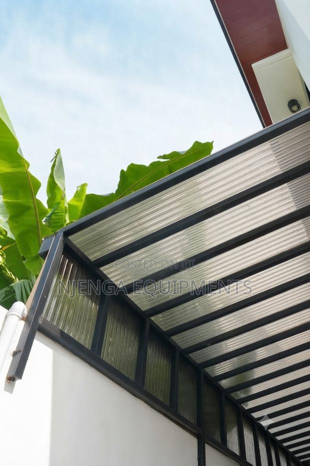 Clear PolyCarbonate Roofing Sheet - main view