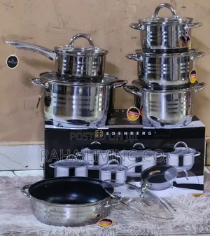 Edenberg 12pc Stainless Steel Sufuria Set