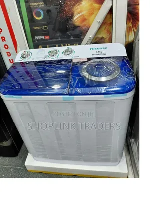 Hisense Washing Machine 7.5Kg Twin Tub Top Load WSQB753W White