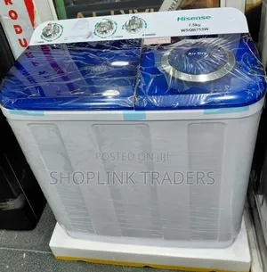 Hisense Washing Machine 7.5Kg Twin Tub Top Load WSQB753W White