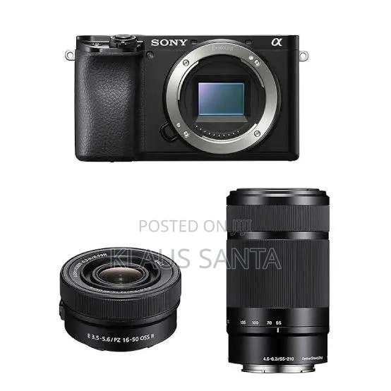 SONY A6000 MIRRORLESS With 19mm 55-210mm Lenses