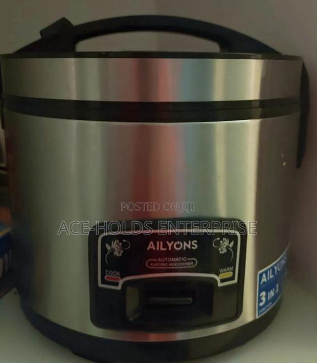 1.8 Litres - 700w Ailyons 3 in 1 Function Rice Cooker - Silver