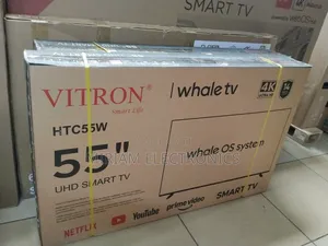 Vitron 55 Inch Smart TV Uhd TV Htc55w Whale Os System Hdr10 Led TV