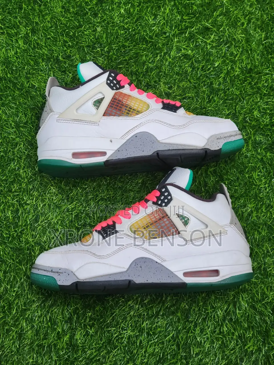 Jordan 4 Retro Lucid Green Rasta