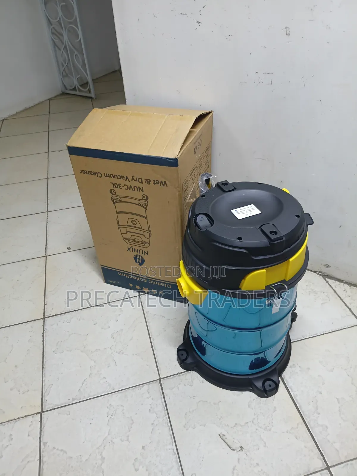 Nunix 30 Litres Wet Dry Vacuum Cleaner With Strong Suction