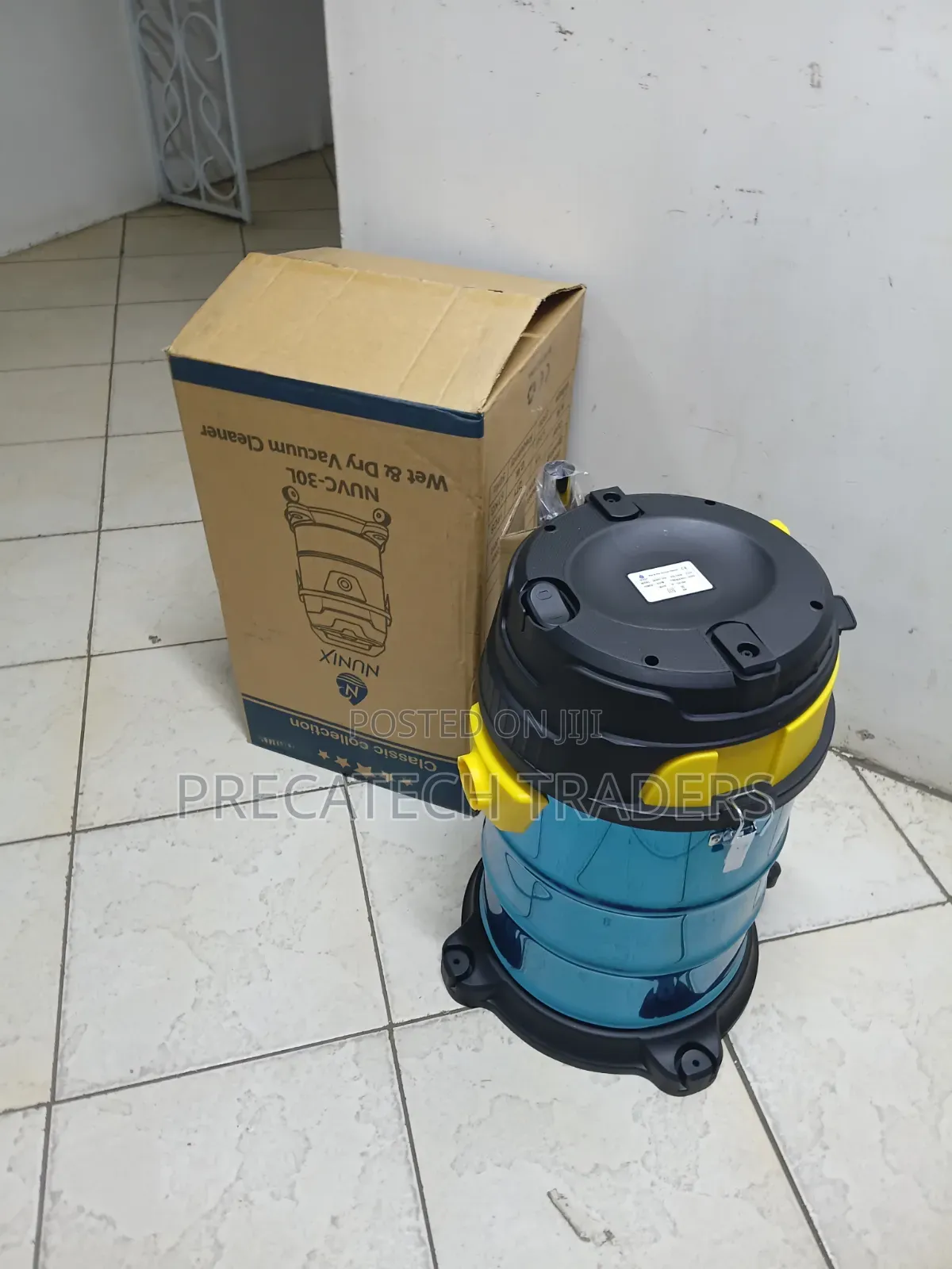 Nunix 30 Litres Wet Dry Vacuum Cleaner With Strong Suction