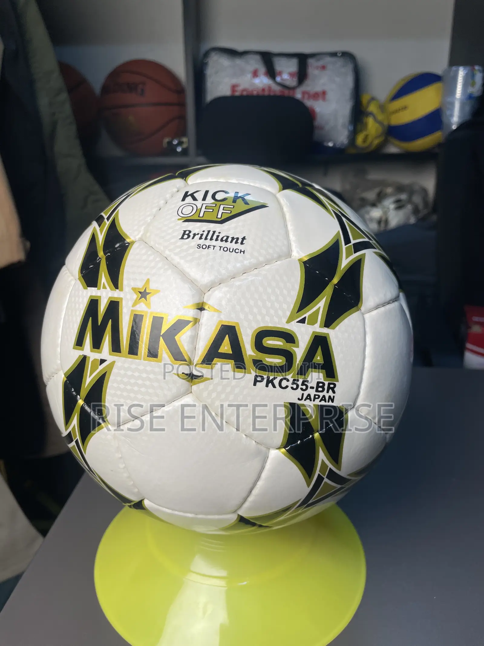 Original Mikasa PKC55-BR Football (Size 5) | FIFA Approved Match Ball