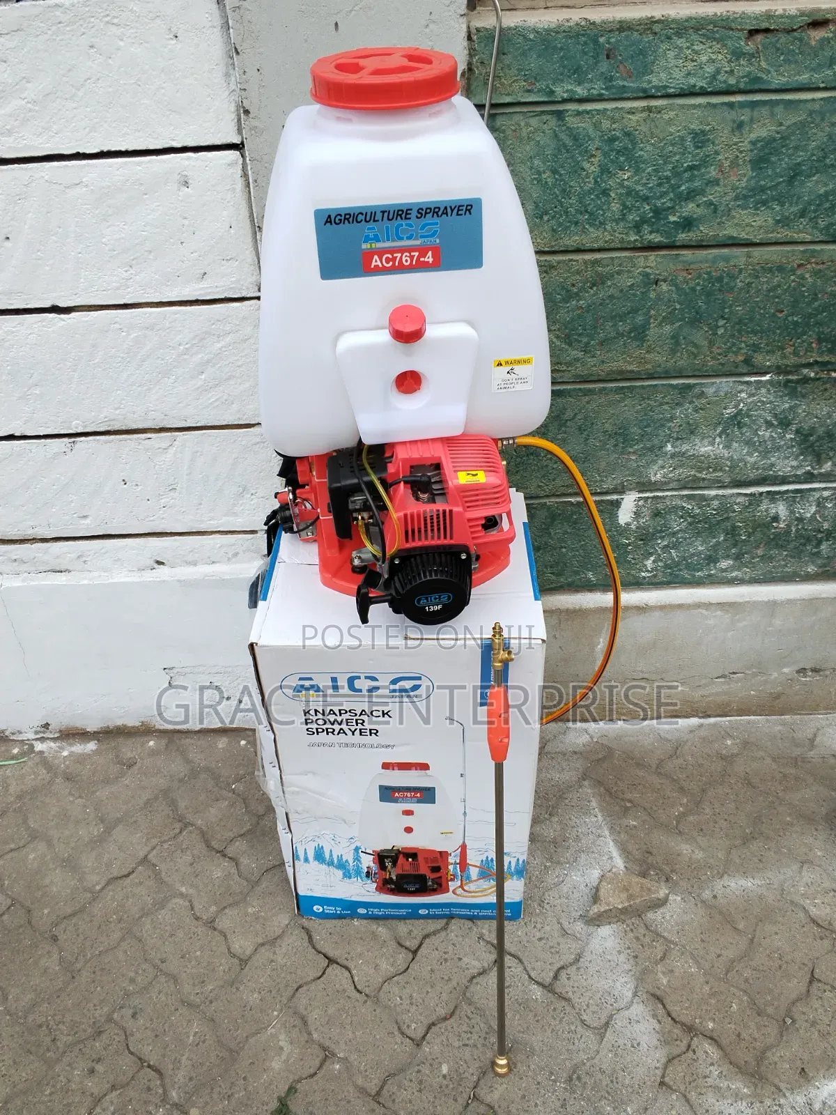 25L 4 Stroke Petrol Knapsack Sprayer