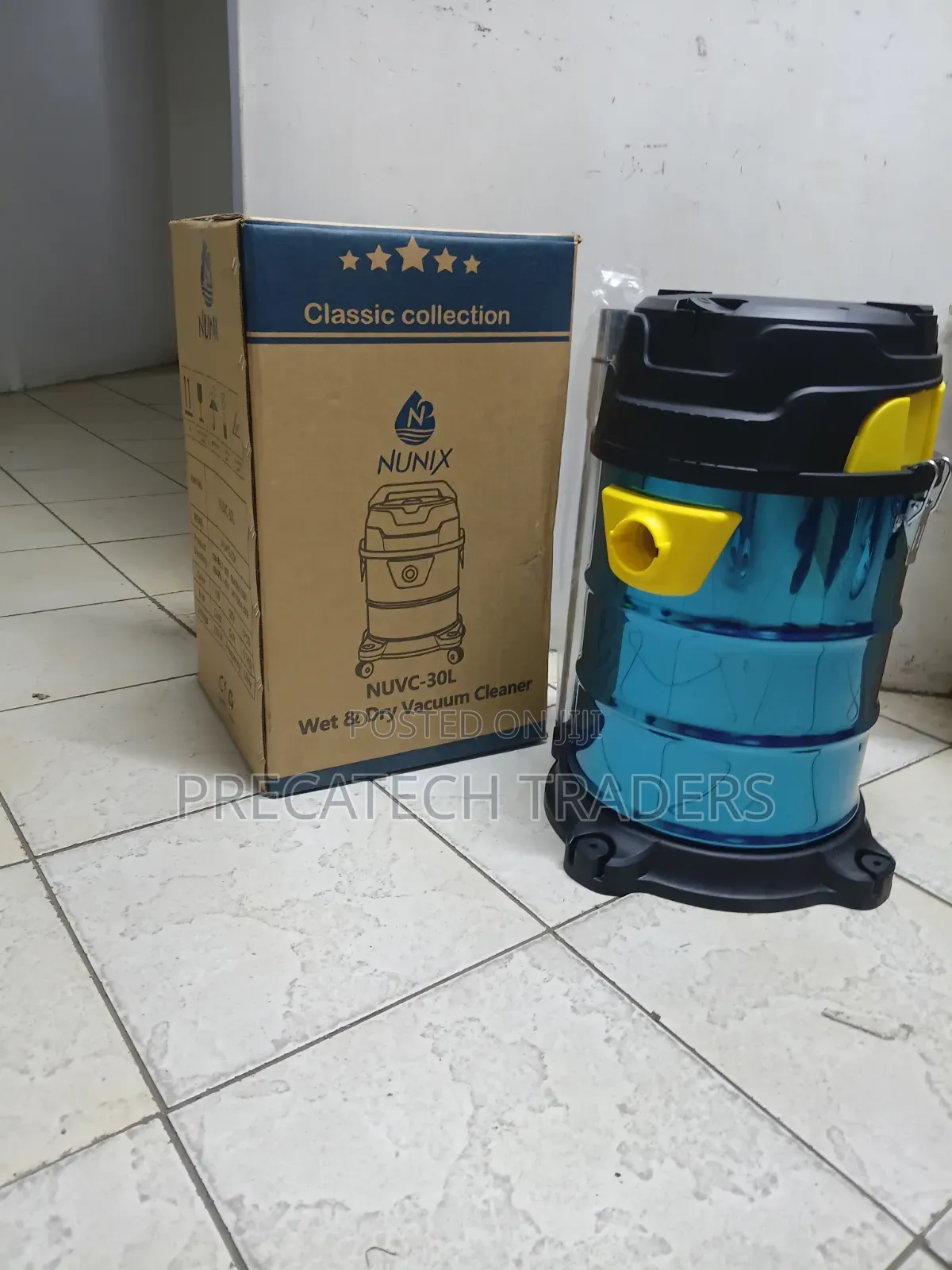 Powerful Nunix Wet Dry Vacuum Cleaner 30L for Deep Cleaning