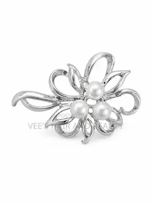 Executive Silver Brooch Pin | Old Money Cloth Pin | Women Jewelry