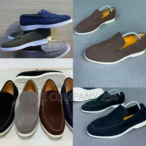 Quality Casual Leather Sued Slip on Men Loafers Shoes Available