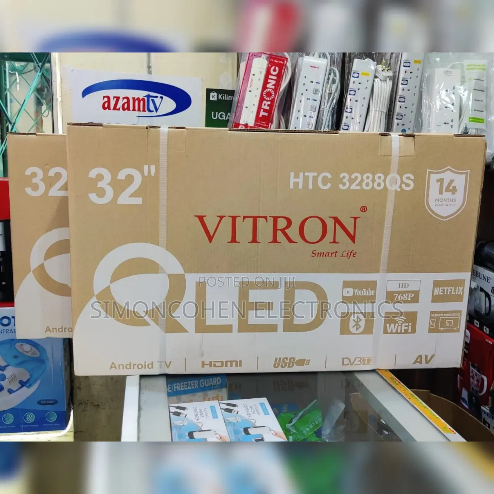 Vitron 32" Smart Android Frameless With Bluetooth