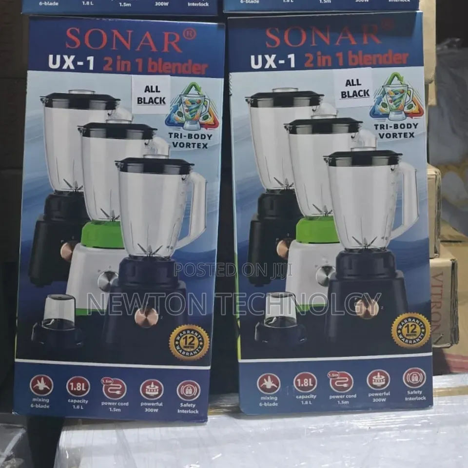 Brand New Sonar 2 in 1 Electric Blender