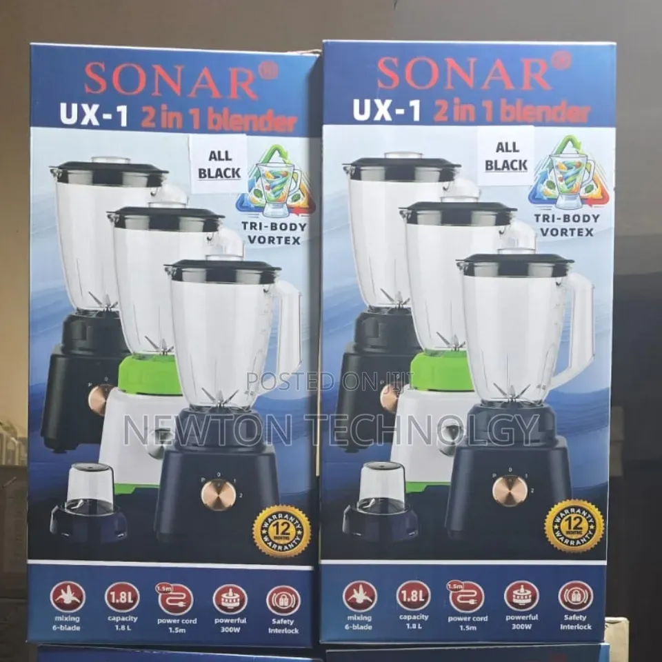 Brand New Sonar 2 in 1 Electric Blender