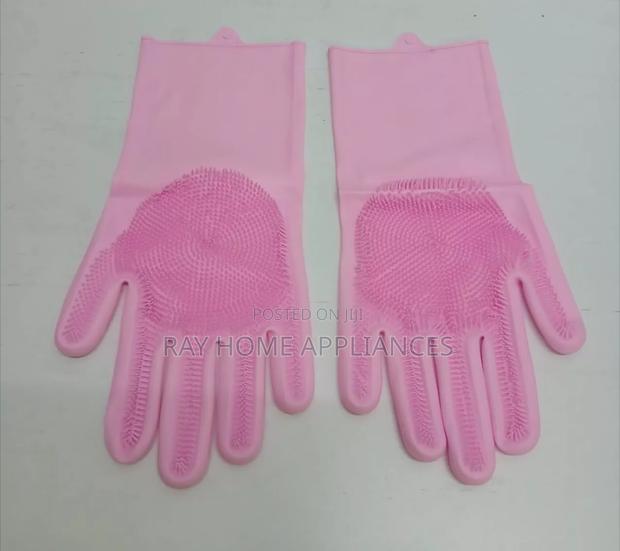 Silicone Washing Gloves Different Colours - thumbnail 2