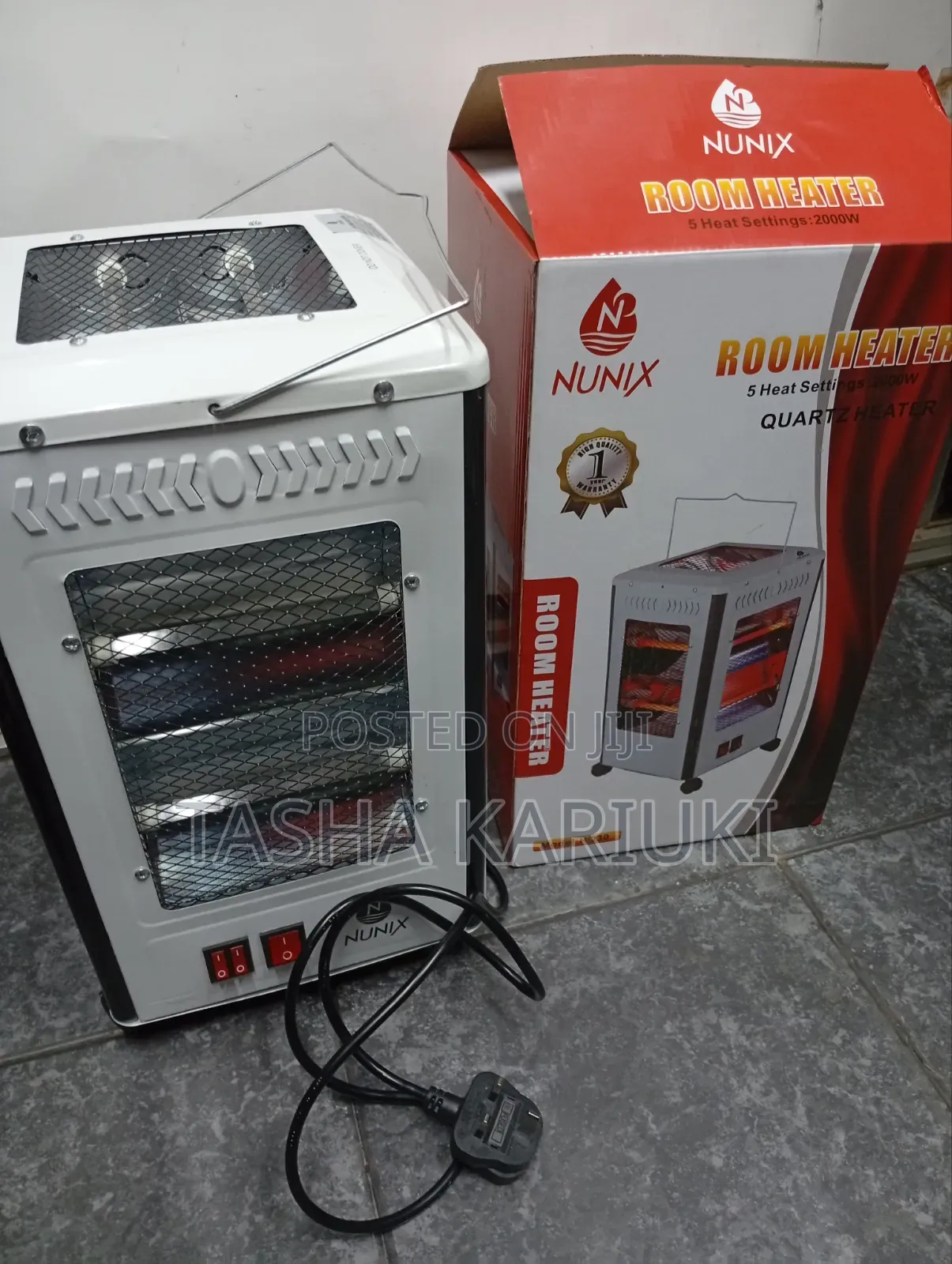 Nunix Energy-Saving Quartz Room Heater – 5 Heating Panels